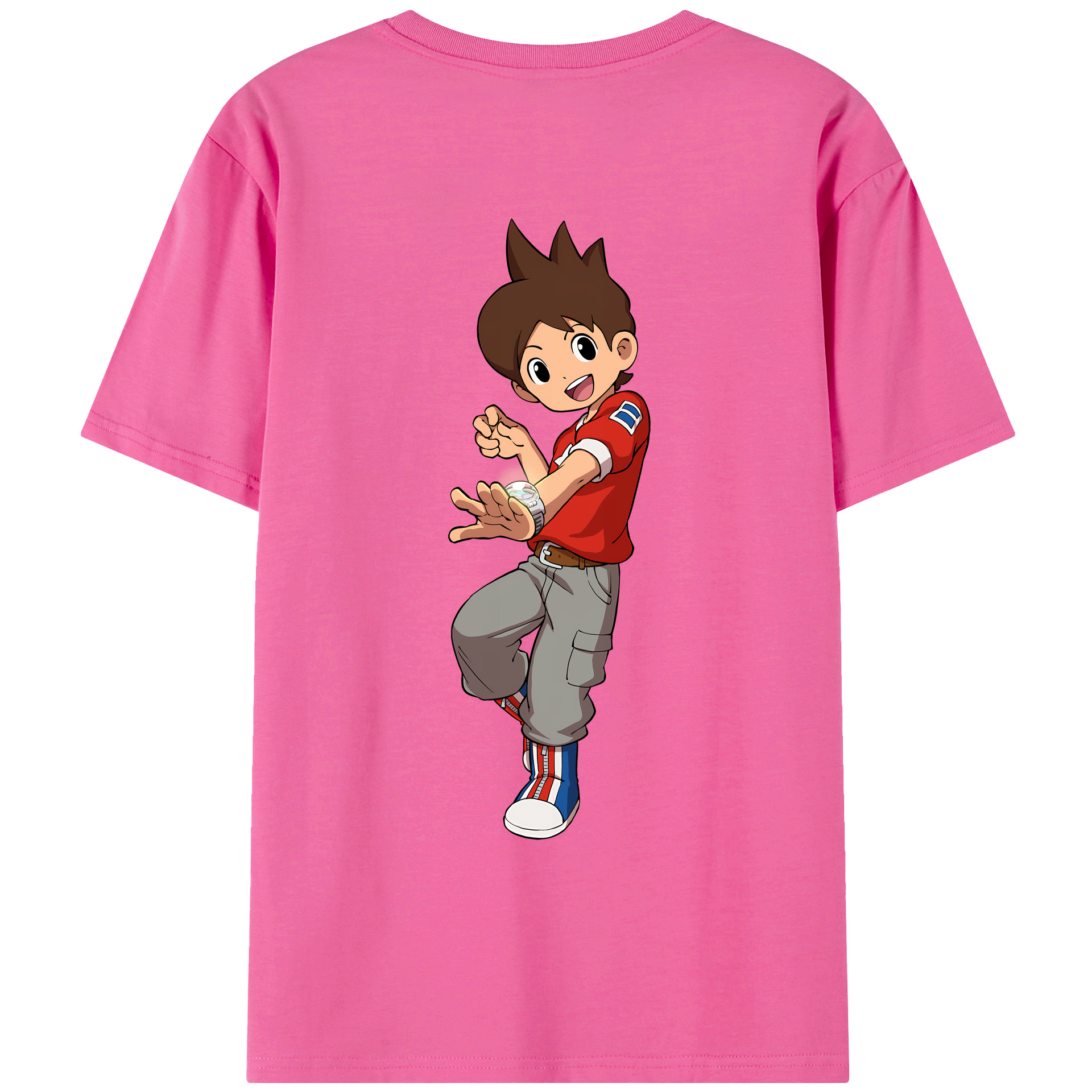 （画像用） 妖怪ウォッチ Yo-kai Watch レディース半袖Tシャツ(バックプリント)